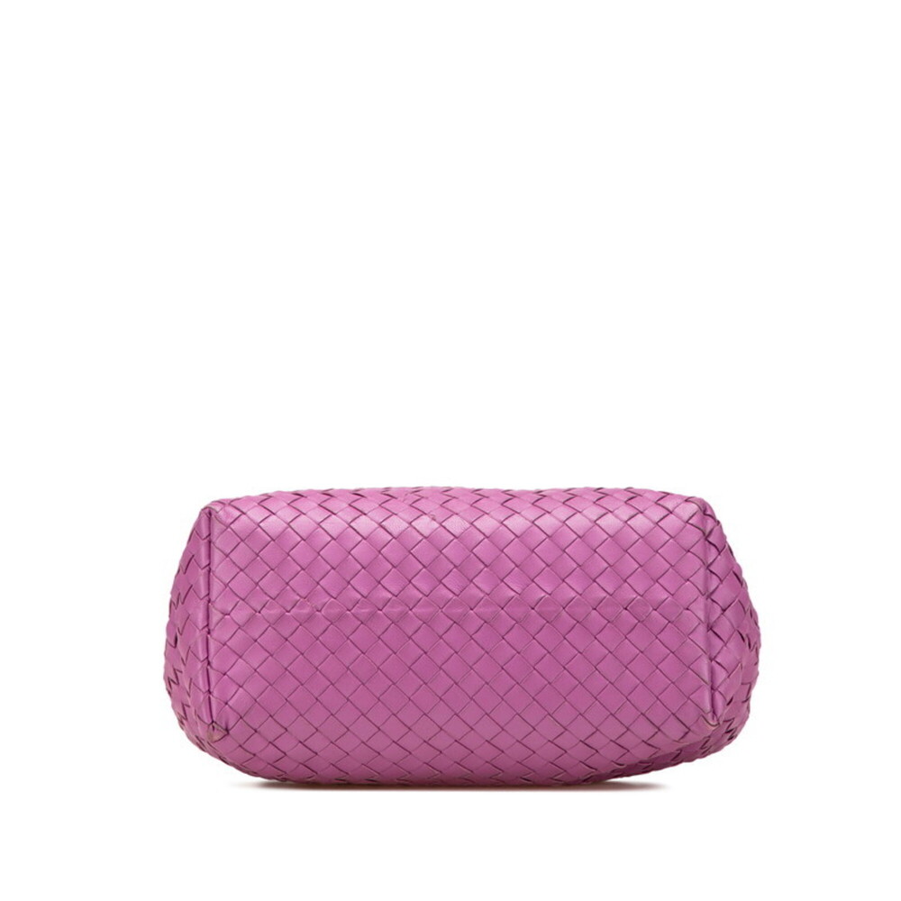 Bottega Veneta Intrecciato Handbag in Purple Leather for Women - Picture 3 of 13